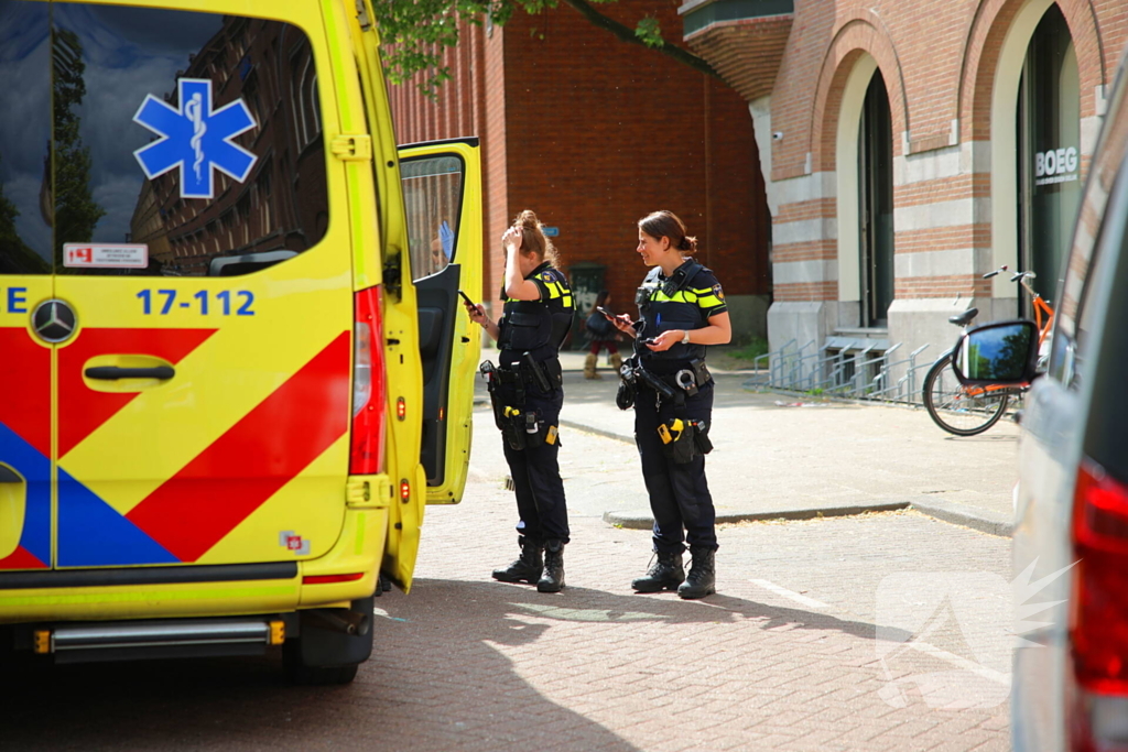 Gewonde bij steekincident, politie houdt verdachte aan