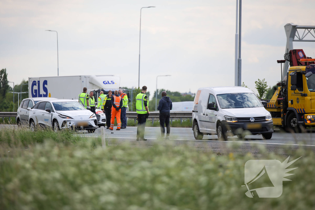 Ongeval op snelweg zorgt voor vertraging