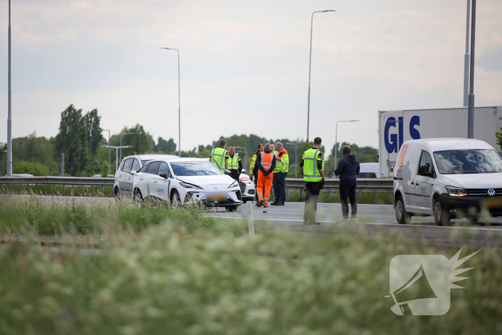Ongeval op snelweg zorgt voor vertraging