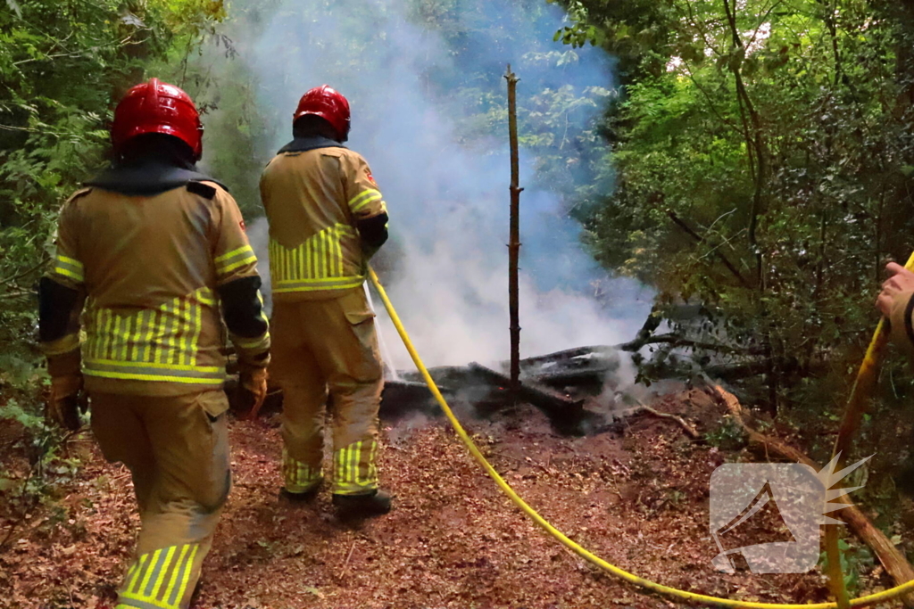 Tevergeefse bluspoging bosbrand