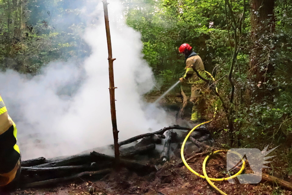 Tevergeefse bluspoging bosbrand