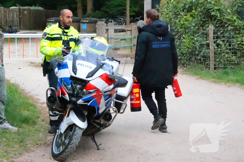 Tevergeefse bluspoging bosbrand