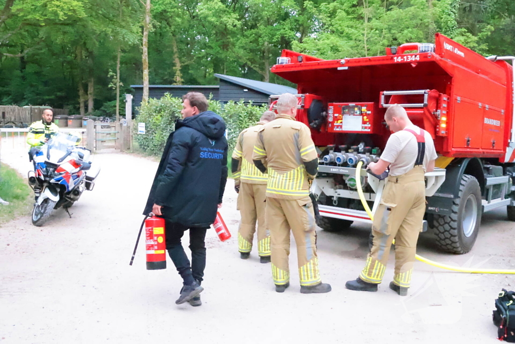 Tevergeefse bluspoging bosbrand