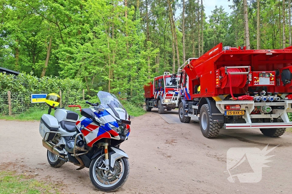 Tevergeefse bluspoging bosbrand