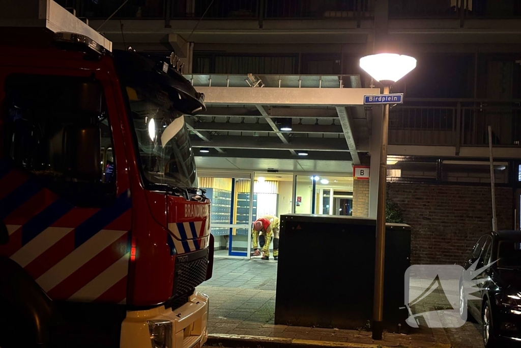 Flatbewoners zonder spanning door lekkage