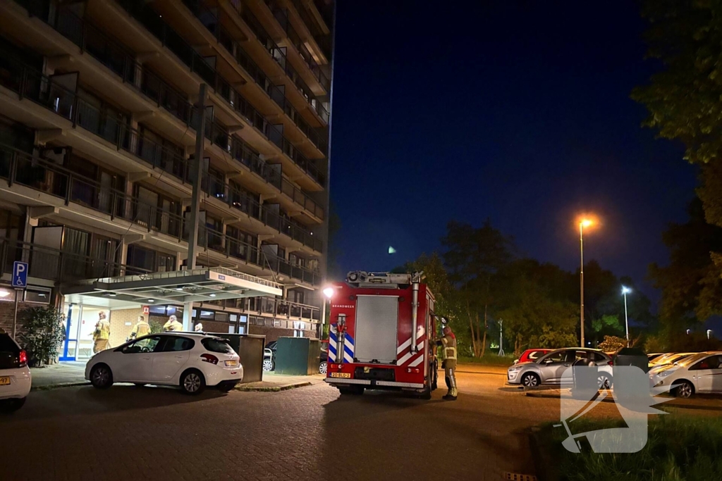 Flatbewoners zonder spanning door lekkage