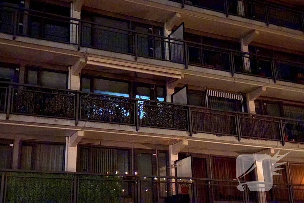 Flatbewoners zonder spanning door lekkage