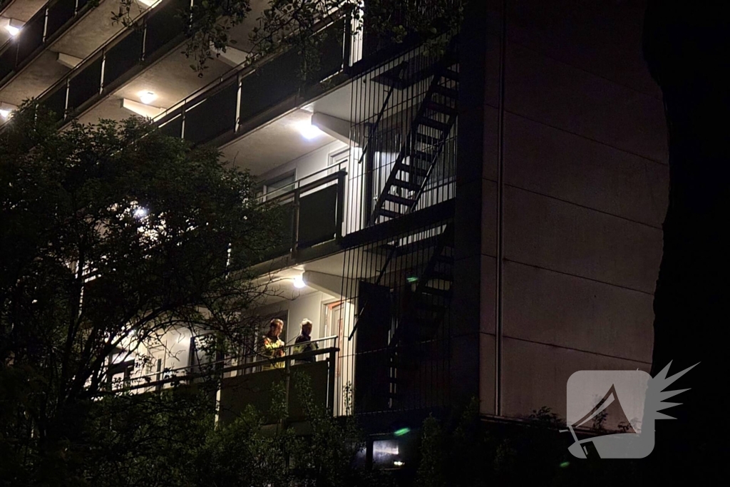 Flatbewoners zonder spanning door lekkage