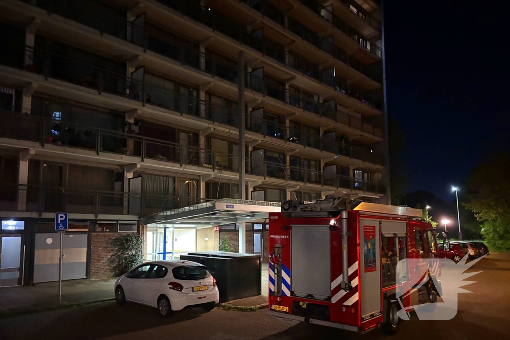 Flatbewoners zonder spanning door lekkage