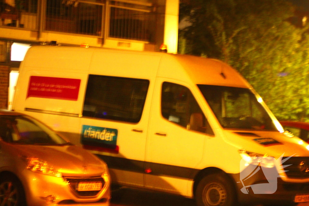 Flatbewoners zonder spanning door lekkage