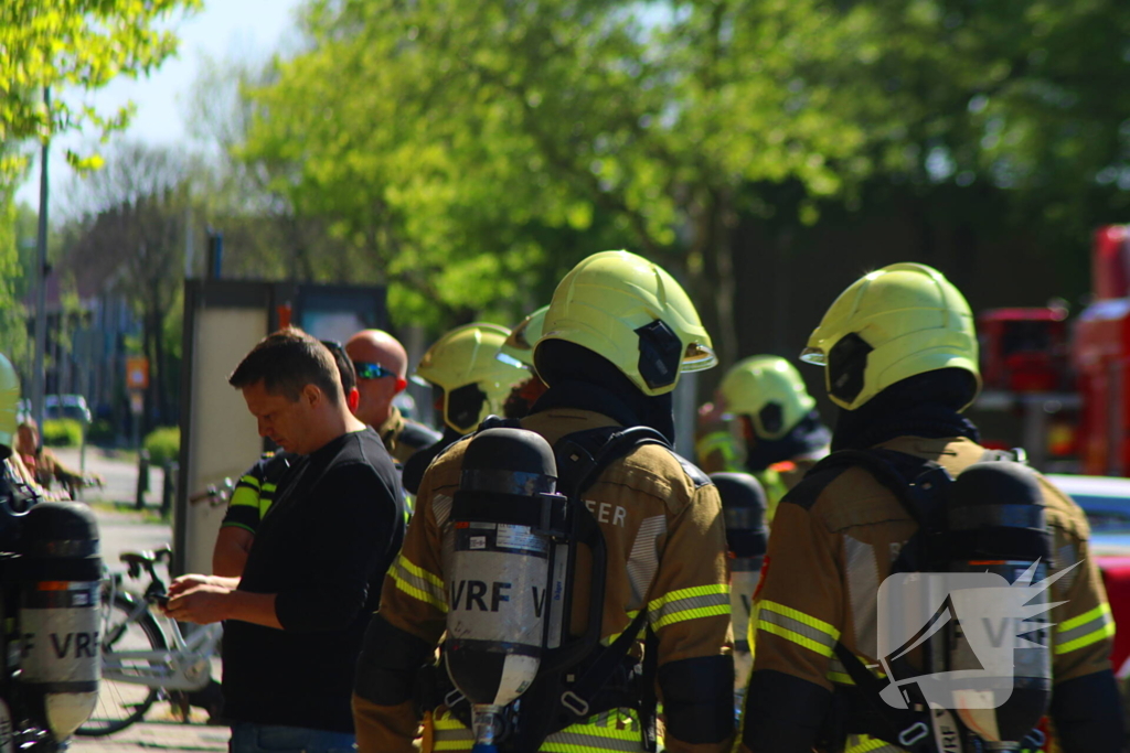 Frituur in brand tijdens verbouwing