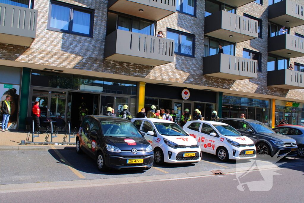 Frituur in brand tijdens verbouwing