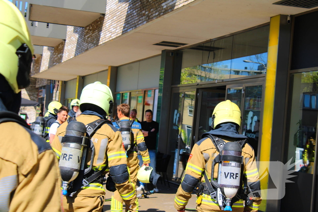 Frituur in brand tijdens verbouwing