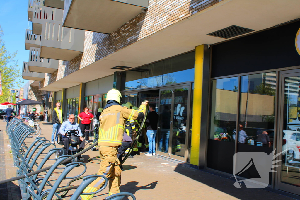 Frituur in brand tijdens verbouwing