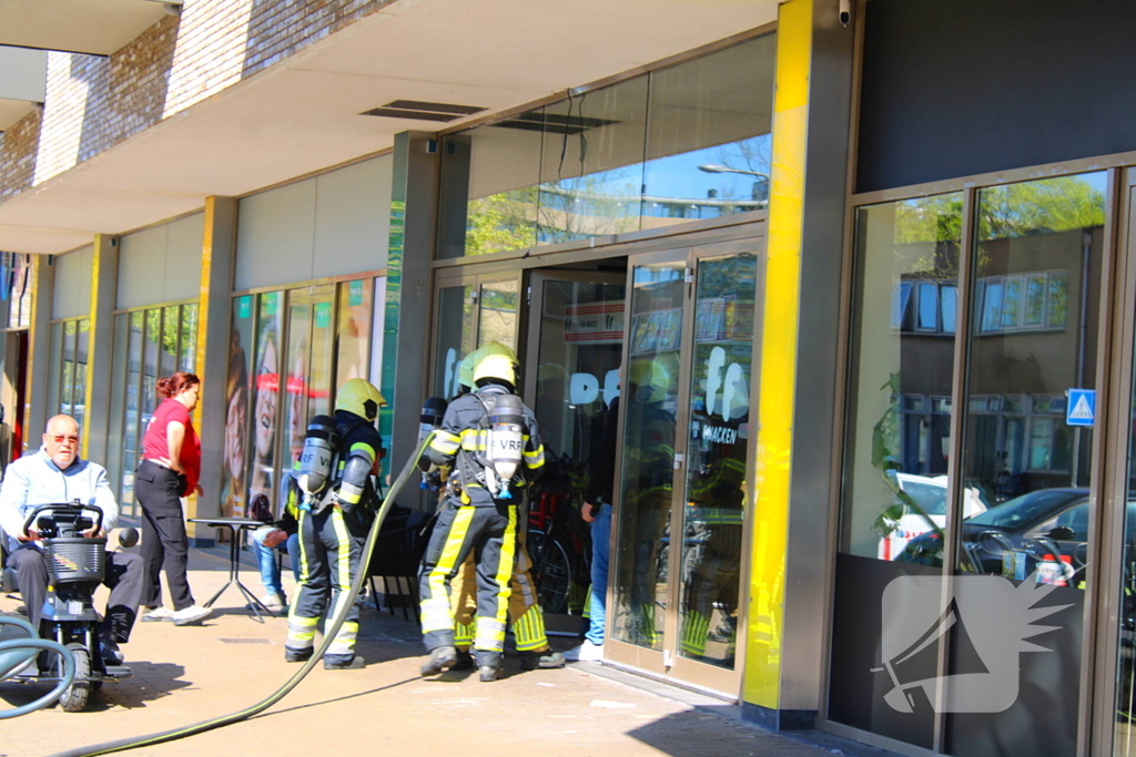 Frituur in brand tijdens verbouwing