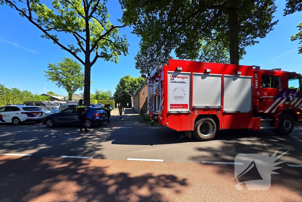 Brand in woning, alarm geslagen door rookmelder