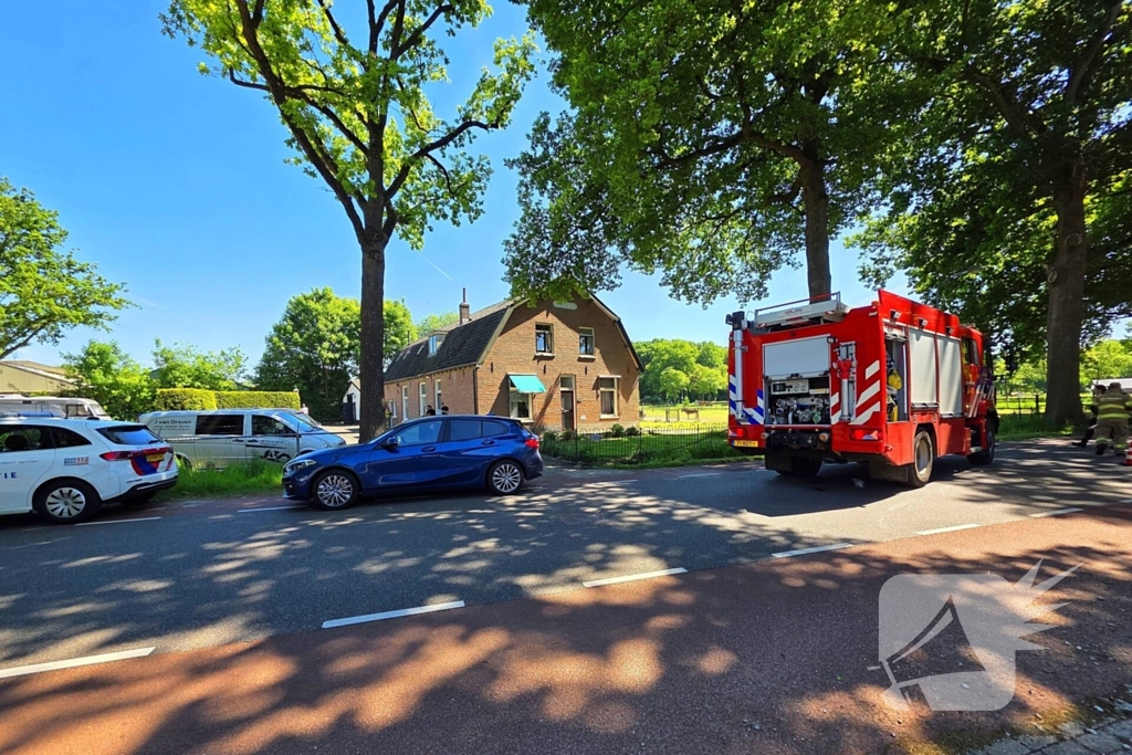 Brand in woning, alarm geslagen door rookmelder