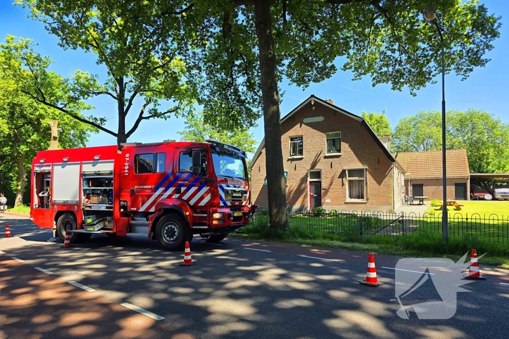 Brand in woning, alarm geslagen door rookmelder