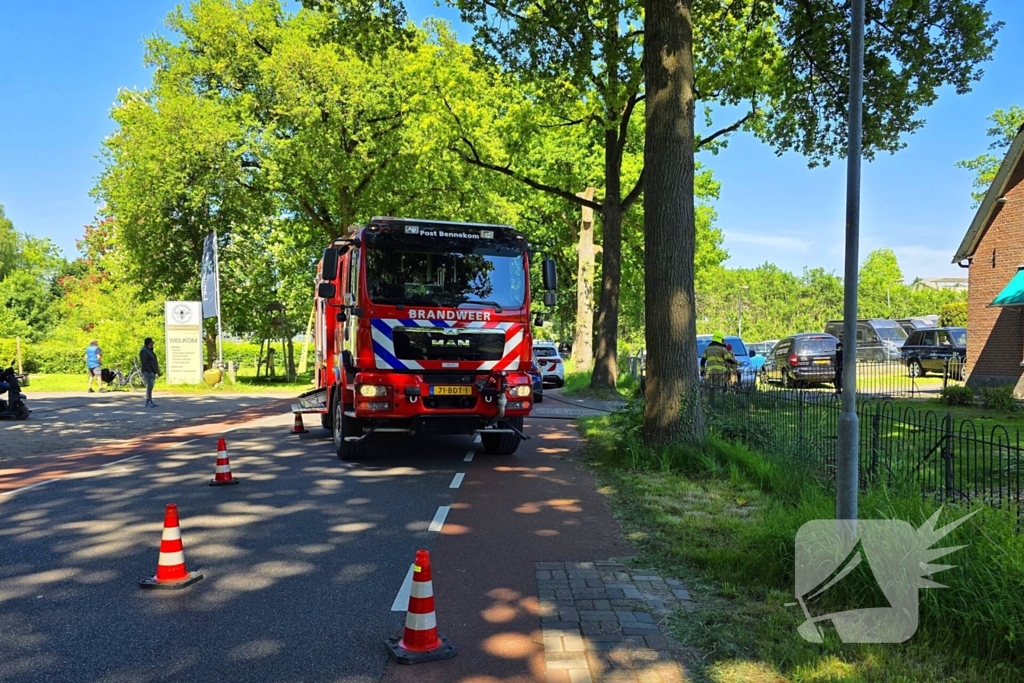 Brand in woning, alarm geslagen door rookmelder