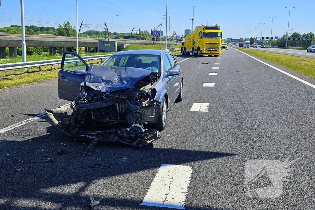 Grote bergingsactie op snelweg