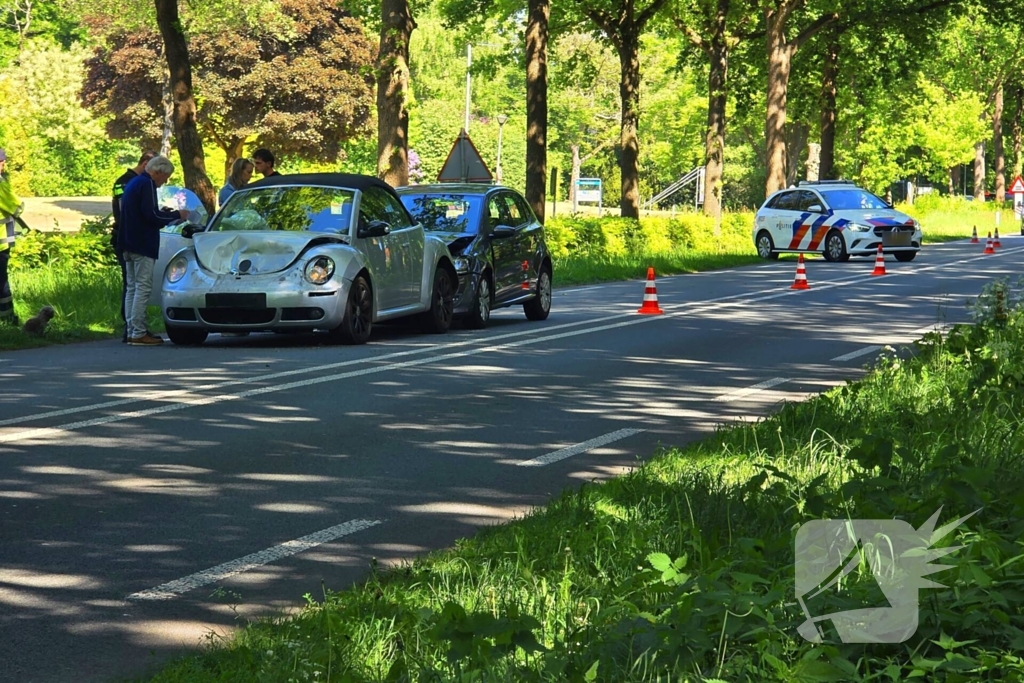 Kopstaart botsing op omleidingsroute