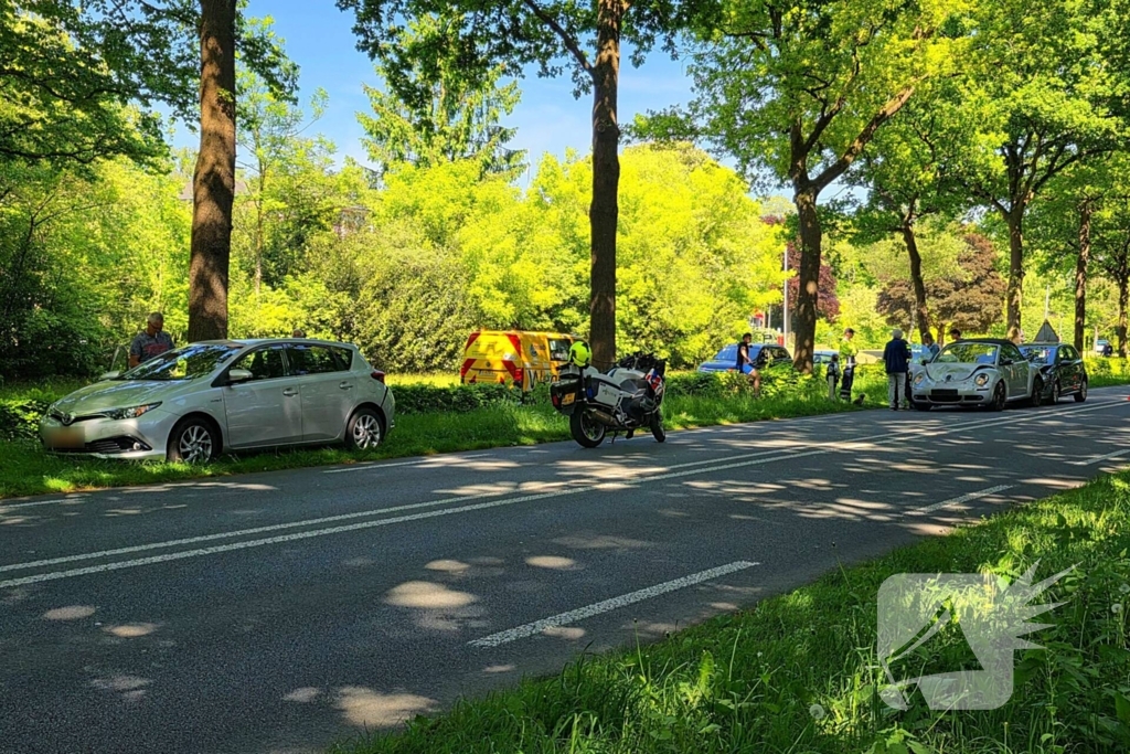 Kopstaart botsing op omleidingsroute