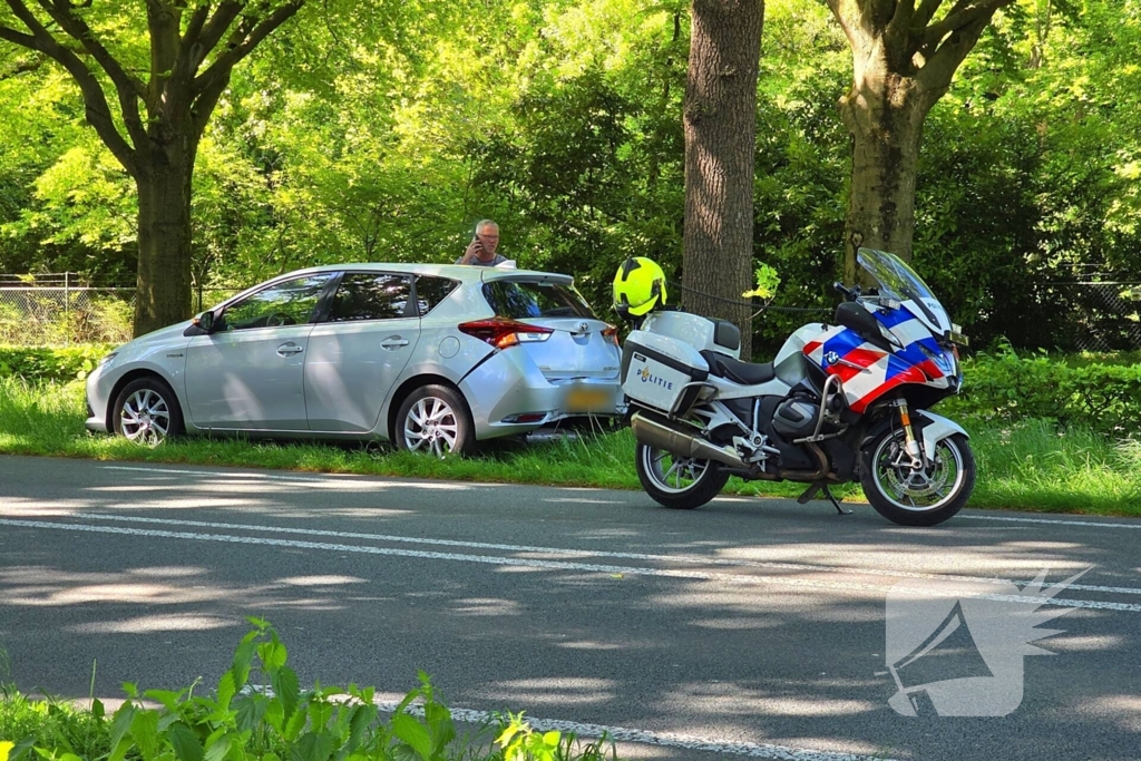 Kopstaart botsing op omleidingsroute