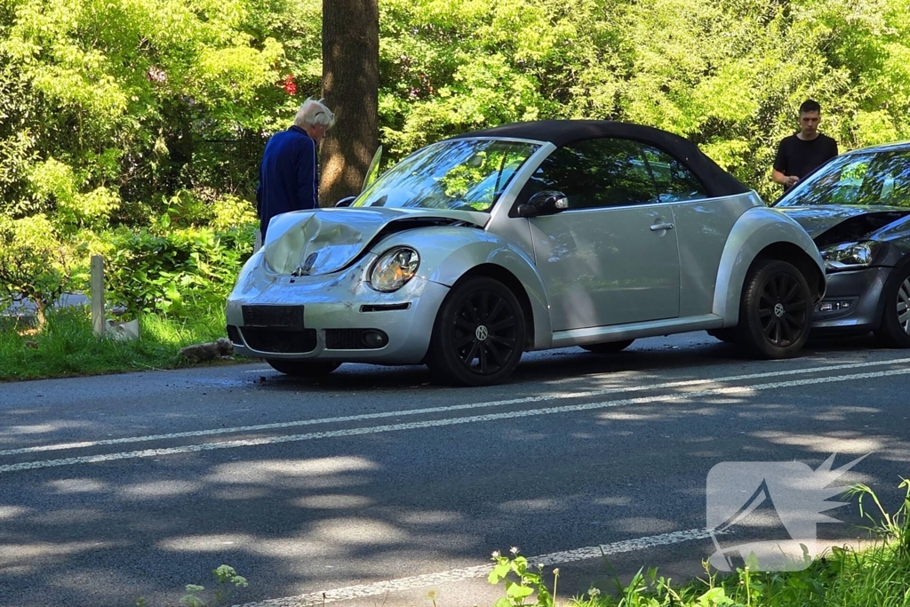 Kopstaart botsing op omleidingsroute