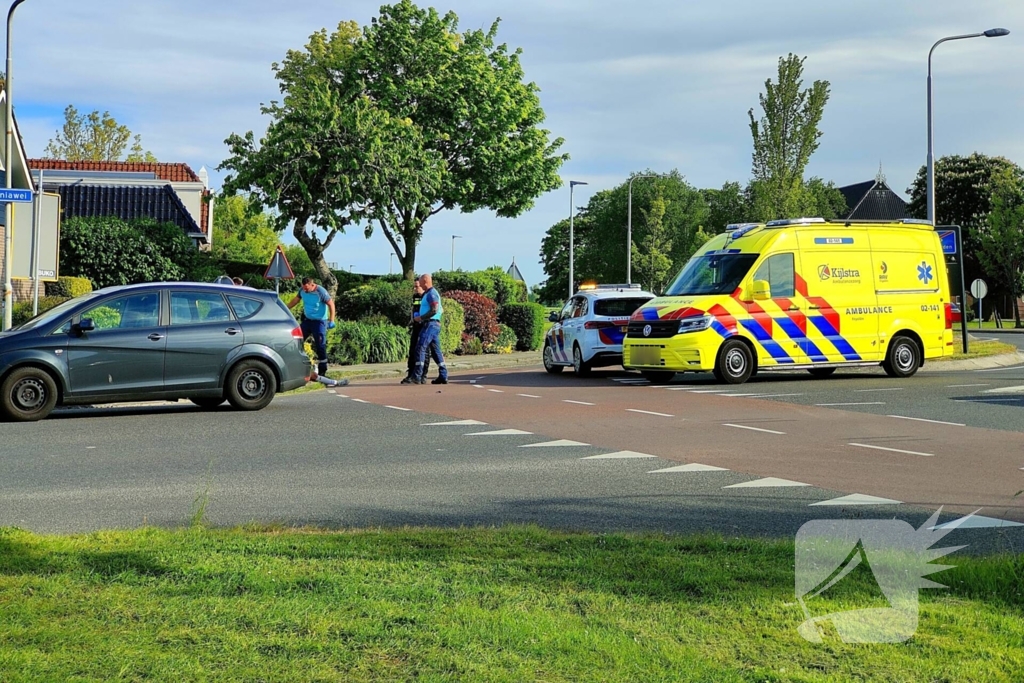 Wielrenner gewond na val