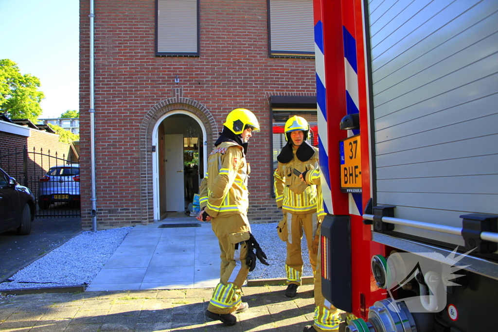 Oude gasleiding komt los tijdens werkzaamheden