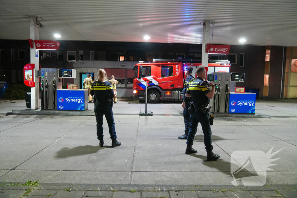 Brand op balkon op eerste verdieping