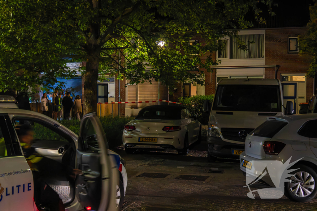 Politie onderzoekt brand na explosie