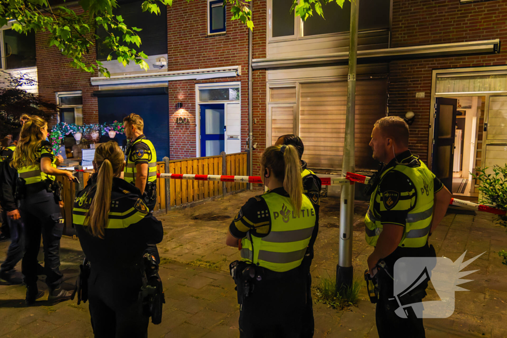 Politie onderzoekt brand na explosie