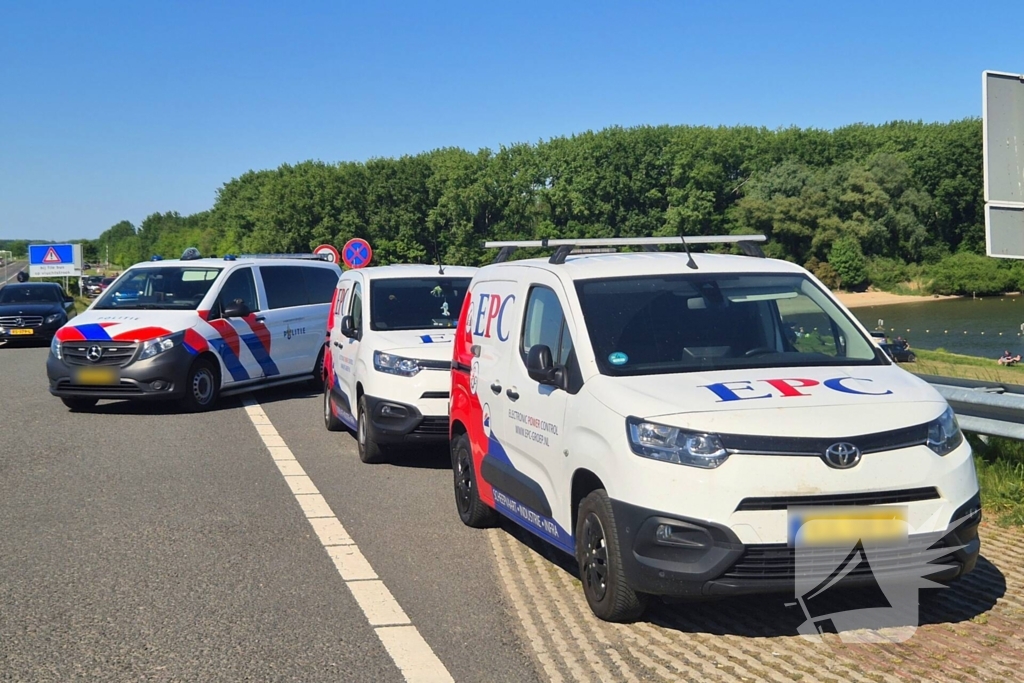Storing Haringvlietbrug, zorgt voor flinke file
