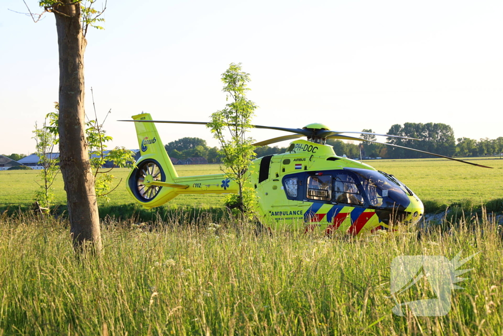 Ernstig ongeval tussen twee auto's op snelweg