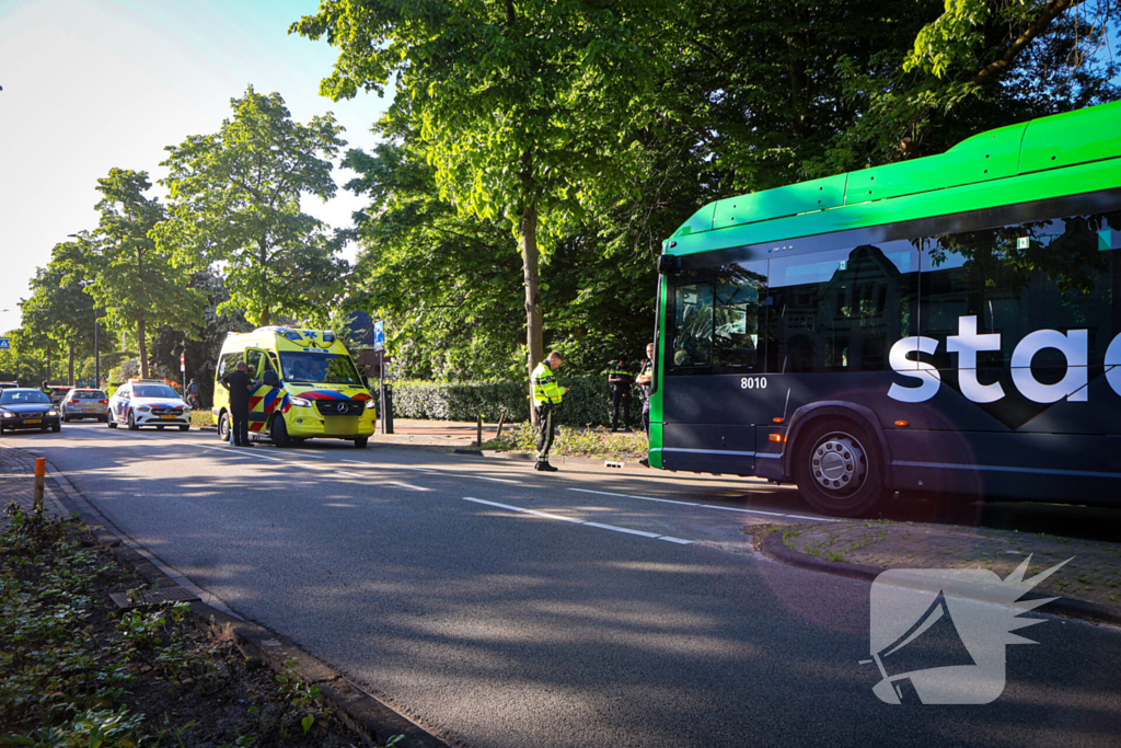Fietser gewond na ongeval met bus