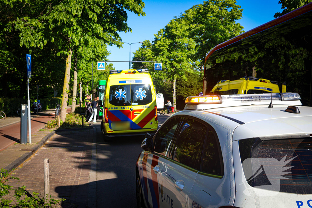 Fietser gewond na ongeval met bus