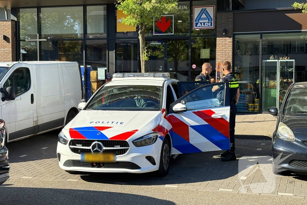 Bedreiging tijdens winkeldiefstal