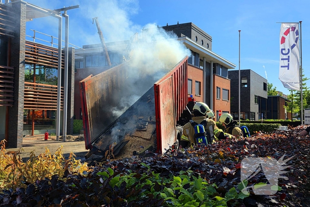 Containerbrand snel onder controle