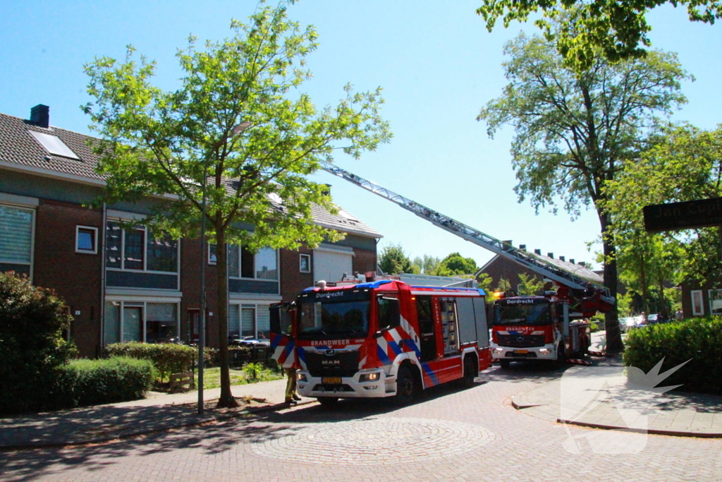 Brand in woning snel onder controle
