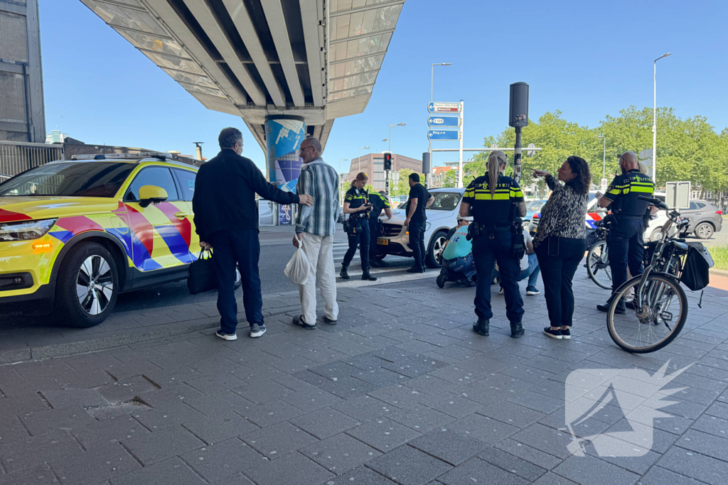 Fietser aangereden door auto