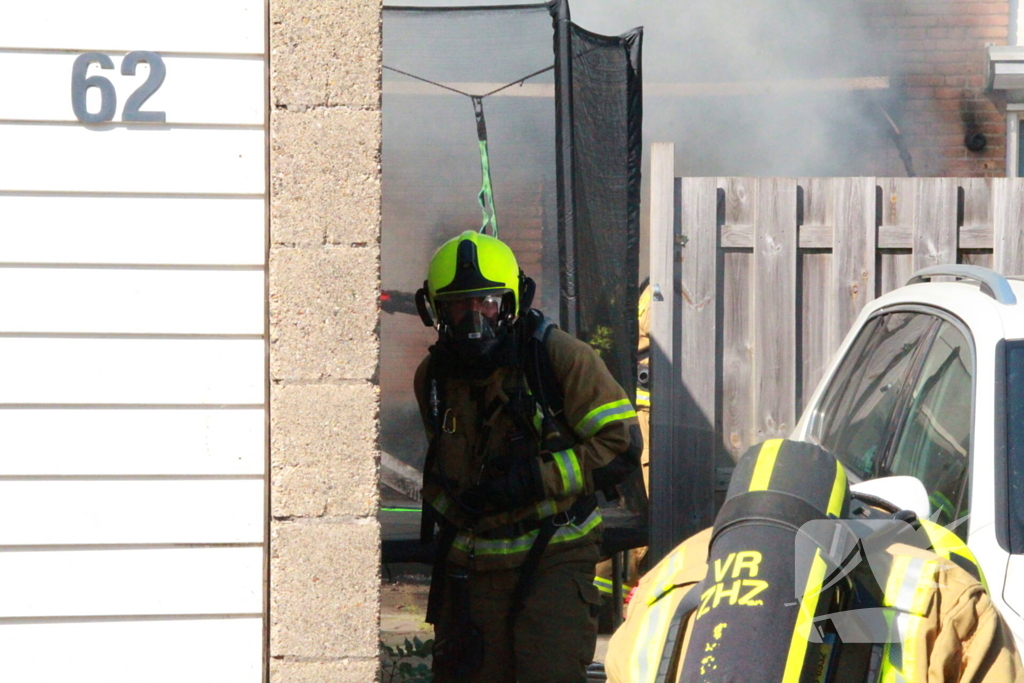 Veel rookontwikkeling bij woningbrand