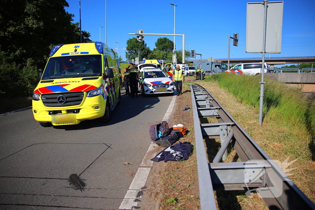Fietser geschept en overleden