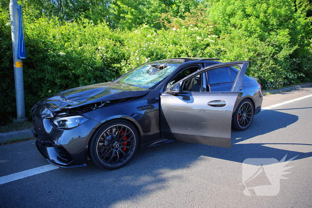 Fietser geschept en overleden