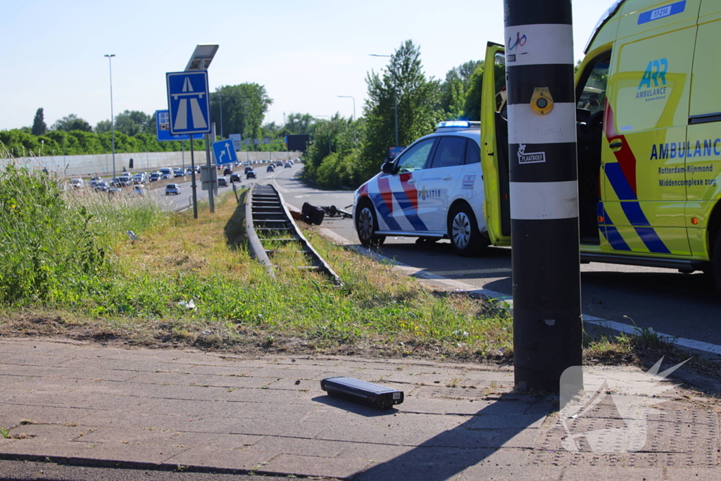Fietser geschept en overleden
