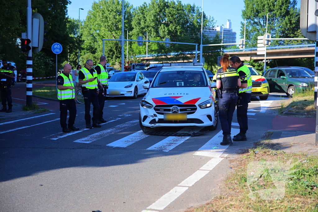 Fietser geschept en overleden