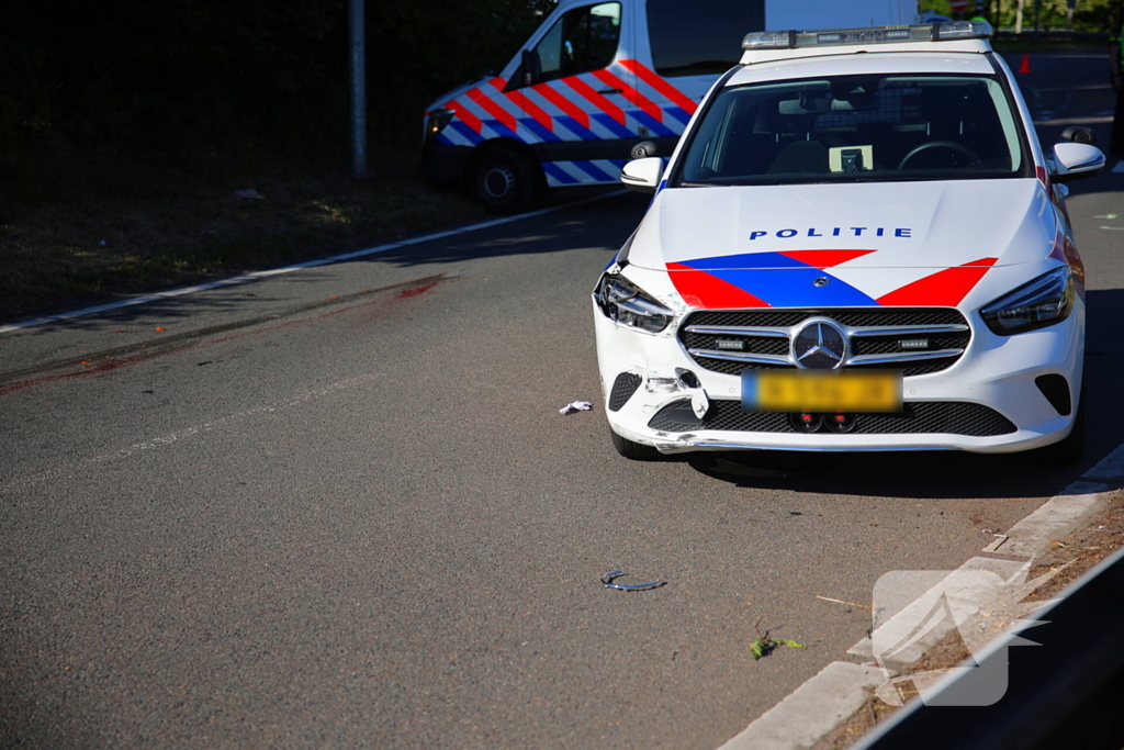 Fietser geschept en overleden