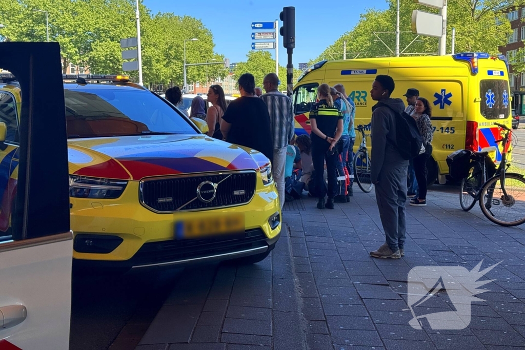 Fietser geschept en overleden