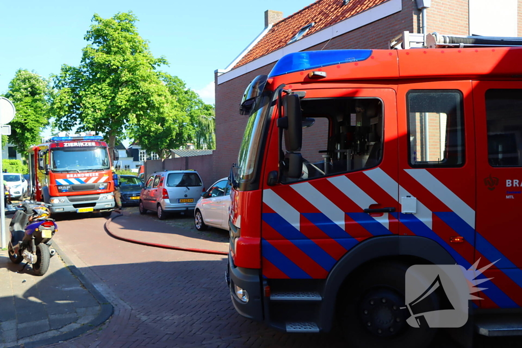 Brand in schuur geblust