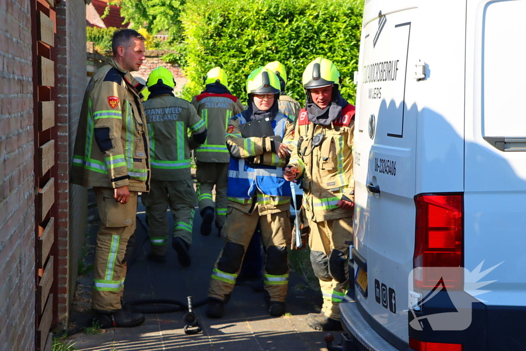 Brand in schuur geblust